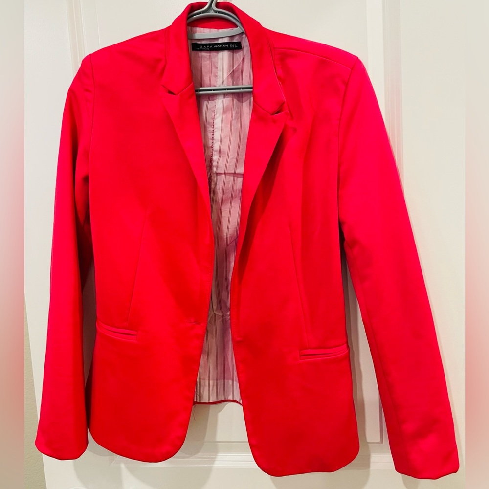 Zara pink blazer